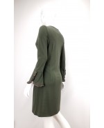 Moss Green stretch dress